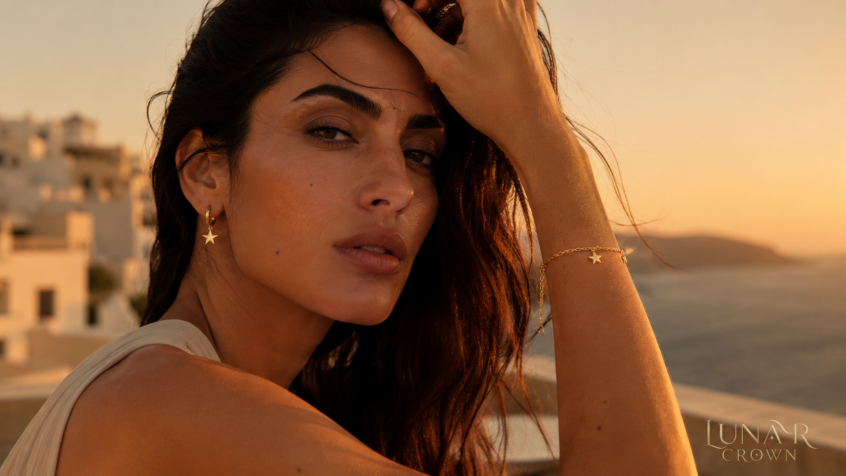 Star details at sunset